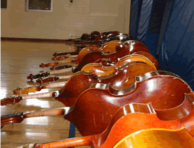 Basses in the Hall